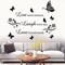 Live Every Moment Laugh Every Day Love Beyond Words Wall Decal – Motivational Bedroom & Living Room Decor